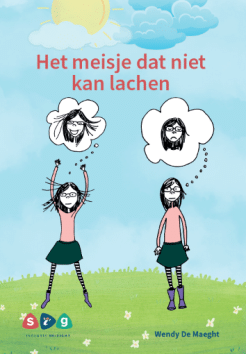 Het meisje dat niet kan lachen - Cover van het boek door Wendy De Maeght